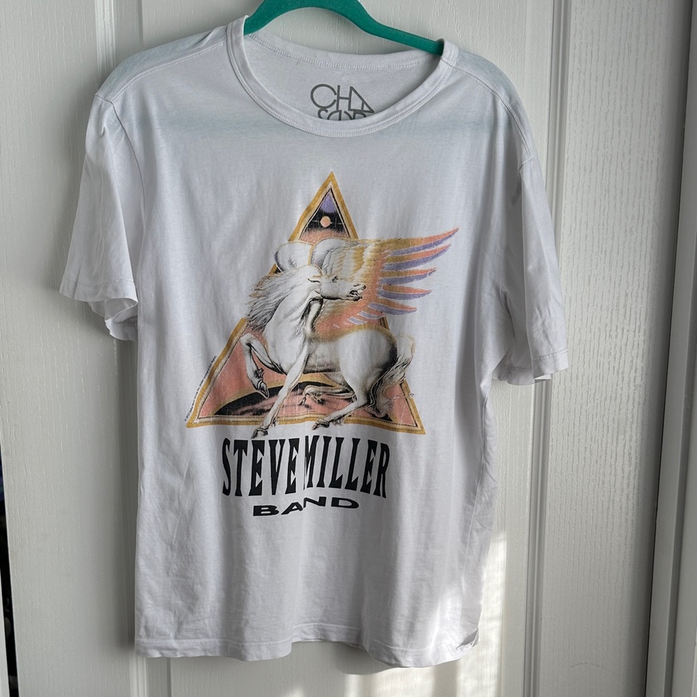 Steve Miller Band White Graphic T-Shirt